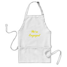 Were Engaged Aprons