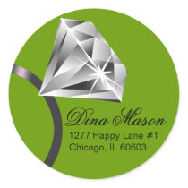 We're Engaged! Diamond Ring Sticker