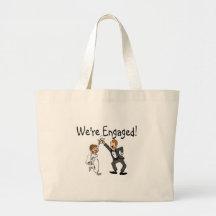 Were Engaged Tote Bags