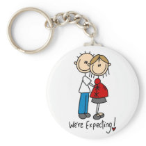 We're Expecting Baby Tshirts and gifts Key Chain