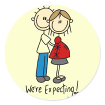 We're Expecting Baby Tshirts and gifts Sticker