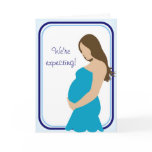We're expecting! Pregnant Belly Greeting Cards