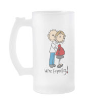 We're Expecting! Pregnant Stick Figure Mug