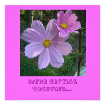 We're getting together... custom invitation