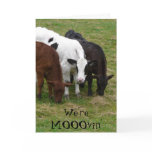 We're Mooovin' Change of Address Cow Card
