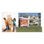 We're moving! photo card