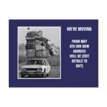 We're moving post card