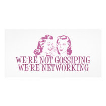 We're Not Gossipping We're Networking Pink