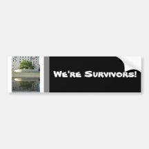 We're Survivor Bumper Stickers