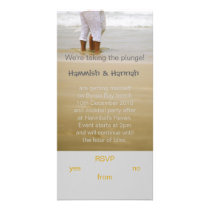 We're taking the plunge! personalized photo card
