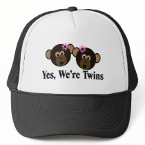 We're Twins 2 Girls Monkeys