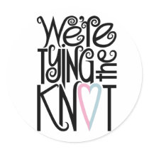 We're Tying the Knot Sticker