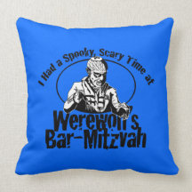 Werewolf Bar-Mitzvah Pillow