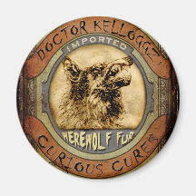 Werewolf Fur Magnet