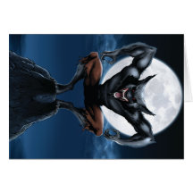 Werewolf Greeting Card