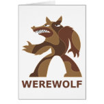 Werewolf Greeting Card