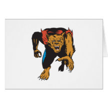Werewolf Monster Cards