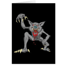 Werewolf Note Card