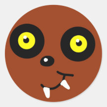 Werewolf Smiley Sticker 3