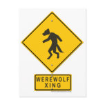 Werewolf XING Postcard