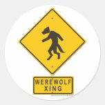 Werewolf XING Round Sticker