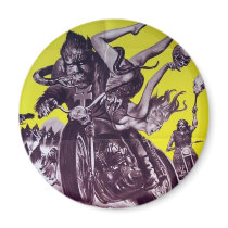 Werewolves on Wheels Fridge Magnet