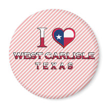 West Carlisle, Texas Fridge Magnet
