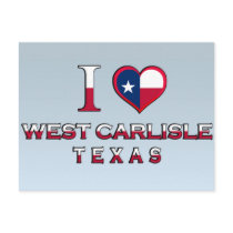 West Carlisle, Texas Postcard