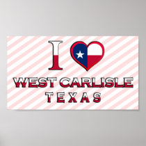 West Carlisle, Texas Poster