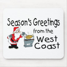 West Coast Greetings BBQ Mouse Pad