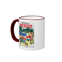 West Coast of Mexico Guaymas, Mazatlan, Guadalajar Mugs
