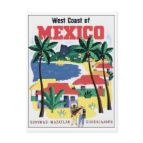 West Coast of Mexico Guaymas, Mazatlan, Guadalajar