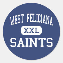 West Feliciana - Saints - Saint Francisville Stickers