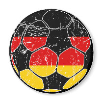 West Germany Soccer Ball Magnets
