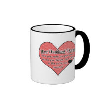 West Highland Doxie Paw Prints Dog Humour Coffee Mug