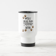 West Highland Terrier Mom Coffee Mugs