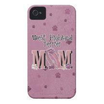 West Highland Terrier MOM iPhone 4 Cover
