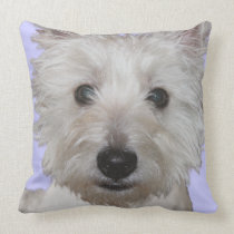 West Highland Terrier Portrait pillows