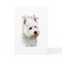 West Highland White Terrier Dad 2 Card