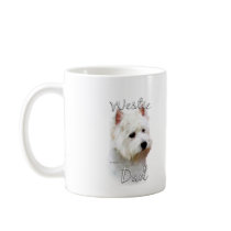 West Highland White Terrier Dad 2 Coffee Mugs