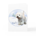 West Highland White Terrier Noel cards