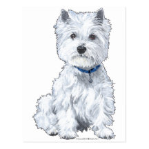 West Highland White Terrier Post Cards
