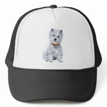 West Highland White Terrier Red Collar