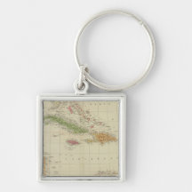 West Indies 10 Key Chains