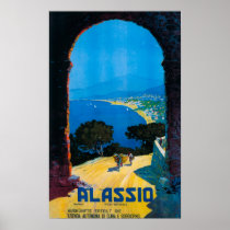 West Italian Riviera Travel Poster