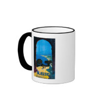 West Italian Riviera Travel Poster Mug