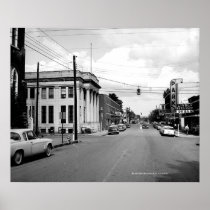 West Main Street McMinnville Tennessee Circi 1958 Poster