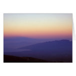 West Maui Mountains from Haleakala National Park Greeting Card