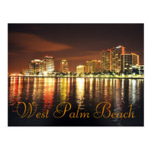West Palm Beach, Florida, U.S.A. Post Card
