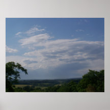 West Virginia Clouds and Mountains Posters